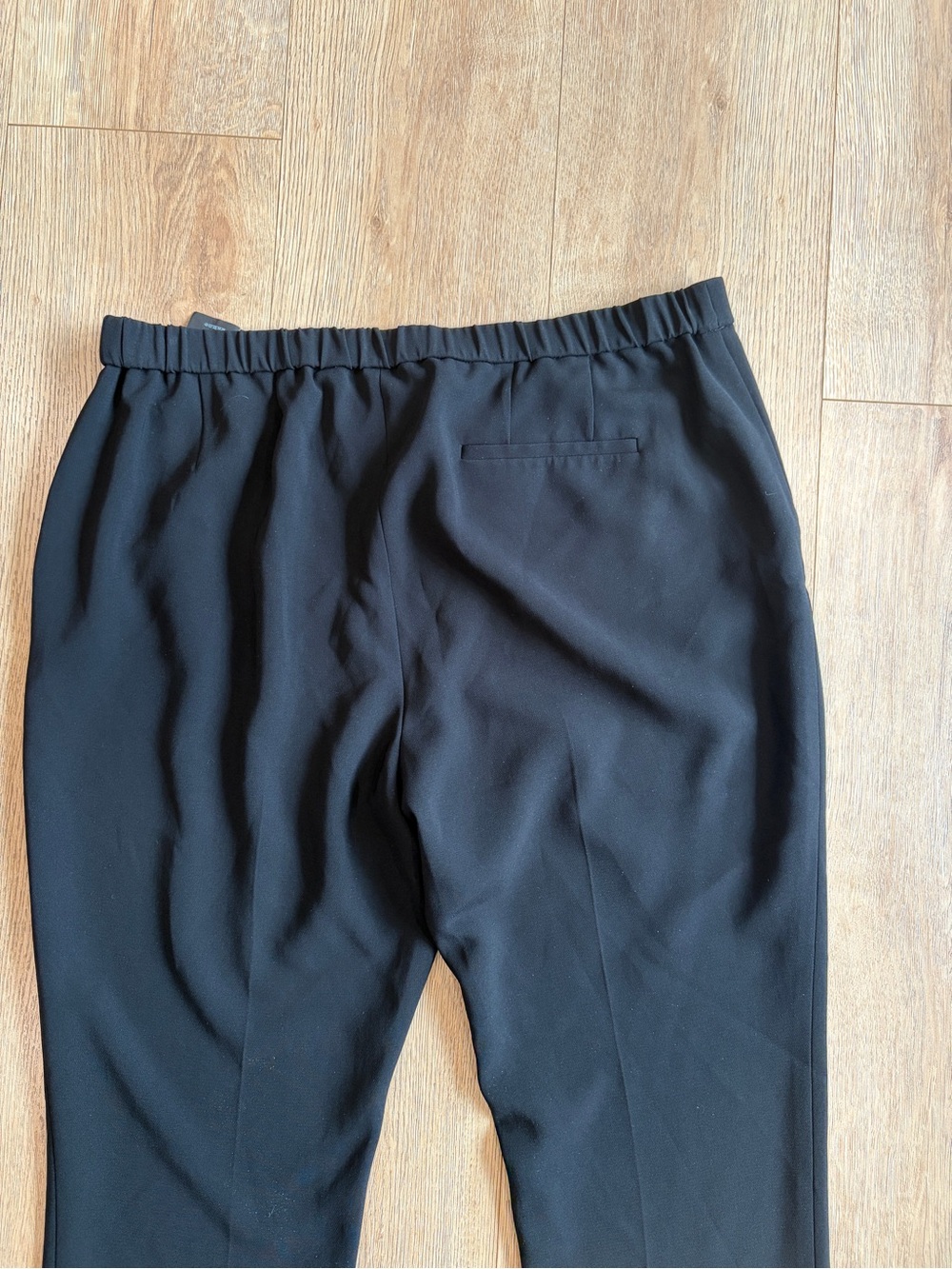 Theory Black Cropped Straight Leg Dress Pants Size 14 - Picture 4 of 6